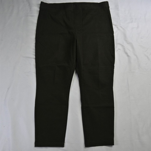 Buffalo David Bitton XXL Dark‎ Green Pull On Skinny Casual Womens Stretch Pants - Picture 1 of 7